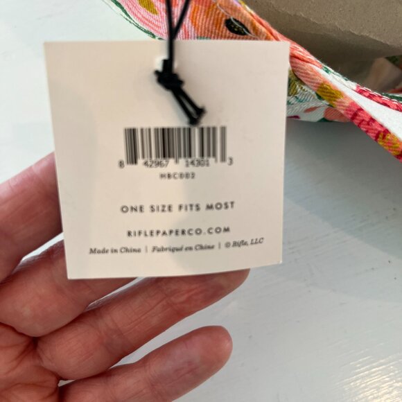 Rifle Paper Company NWT Garden Party Floral Baseball Cap - Picture 7 of 8